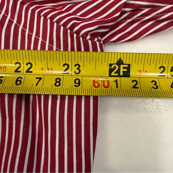 Polo Ralph Lauren Men’s Button Down Shirt Red & White Striped Sz L NWT - Picture 7 of 10